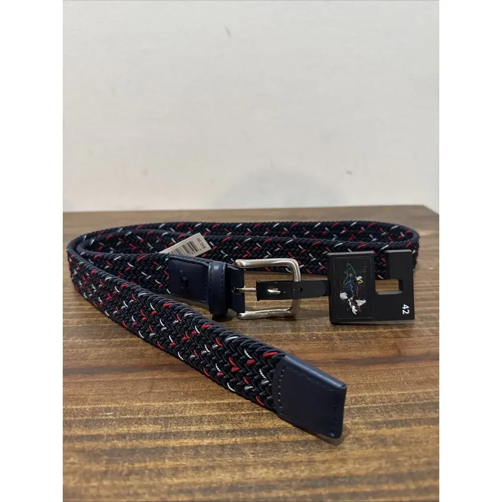 Greg Norman Multi-Braided Canvas Belt Size 42 (Navy)